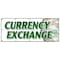 Signmission CURRENCY EXCHANGE BANNER SIGN best conversion rate fast low cost dollar B-120 Currency Exchange - alternate 1